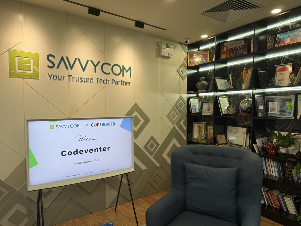 Savvycom 오피스 웰컴 스크린