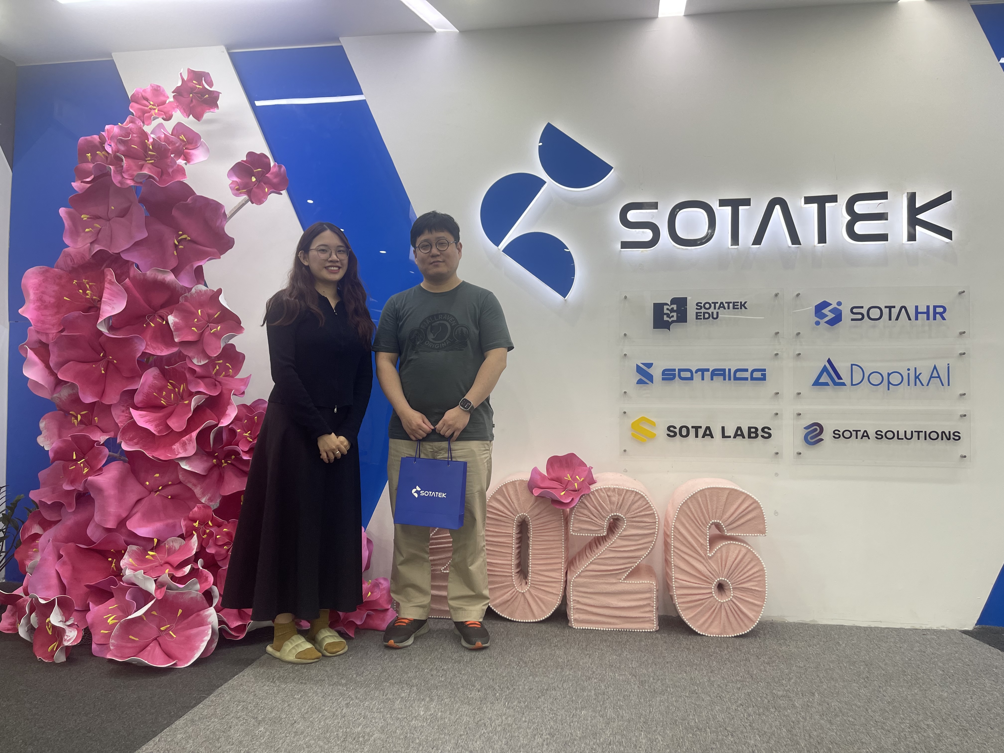 SotaTek 오피스 입구