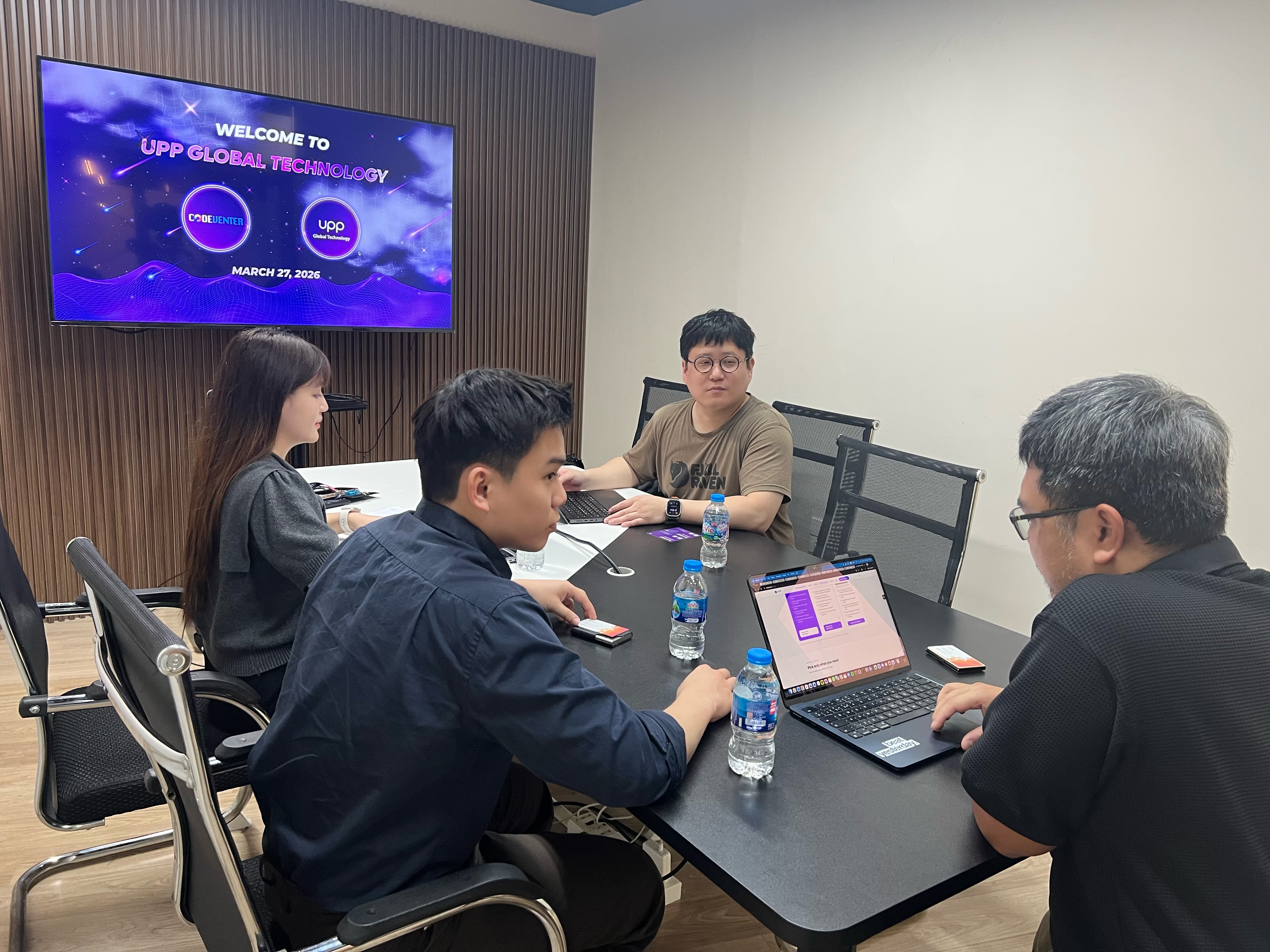 UPP Global Technology 본사 미팅